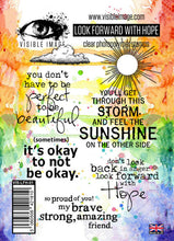Load image into Gallery viewer, Visible Image- Clear Photopolymer Stamps- Look Forward with Hope (VIS-LFH-01)