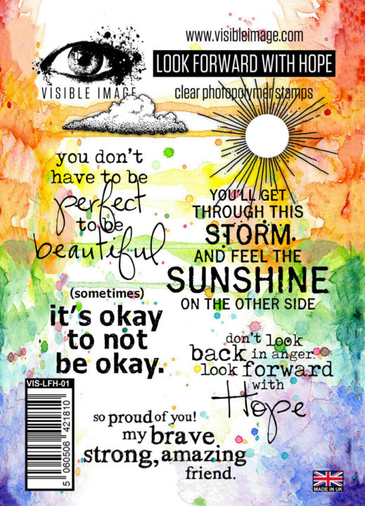 Visible Image- Clear Photopolymer Stamps- Look Forward with Hope (VIS-LFH-01)