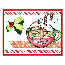 Load image into Gallery viewer, Stampendous Fran's Cling Stamps Sloth Mug (CRW212)