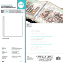 Load image into Gallery viewer, We R Memory Keepers Post Page Protectors 12x12 (660151)
