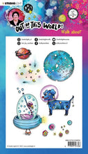Load image into Gallery viewer, Art by Marlene Out of this World Clear Stamp Set Walk About (ABM-OOTW-STAMP69)