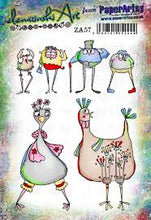Load image into Gallery viewer, PaperArtsy Stamp Set Chickens designed by Elena Zinski (ZA57)
