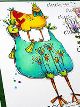 Load image into Gallery viewer, PaperArtsy Stamp Set Chickens designed by Elena Zinski (ZA57)