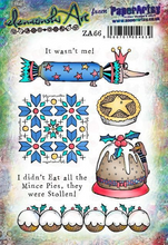Load image into Gallery viewer, PaperArtsy Rubber Stamp Set It Wasn't Me designed by ElenaZinski Art (ZA66)