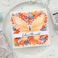 Load image into Gallery viewer, Pinkfresh Studio Clear Stamp, Die, & Stencil Set Butterflies (113321)