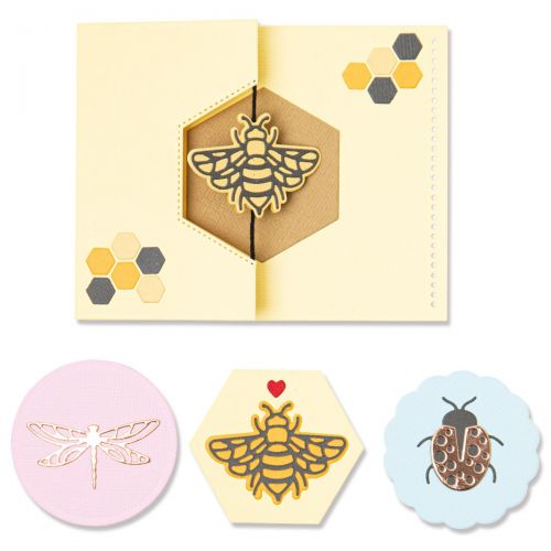 Sizzix Thinlits Die Set Summer Spinner Card (665886)