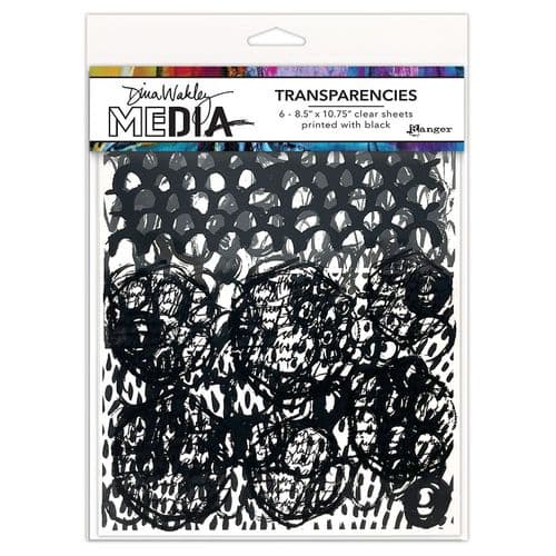 Dina Wakley Media Transparencies Pattern Play Set 1 (MDA80558)