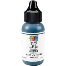 Dina Wakley MEdia Acrylic Paint Marine (MDQ59820)