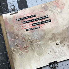 Load image into Gallery viewer, PaperArtsy Electica3 Rubber Stamp Travel & Journeys by Alison Bomber (EAB12)