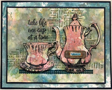 Load image into Gallery viewer, PaperArtsy Stamp Set Tea Time designed by Scrapcosy (ESC14)