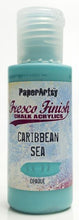 Load image into Gallery viewer, PaperArtsy Fresco Finish Chalk Acrylics Caribbean Sea Opaque (FF94)