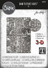 Load image into Gallery viewer, Sizzix 3-D Texture Fades Embossing Folder Industrious by Tim Holtz (665754)