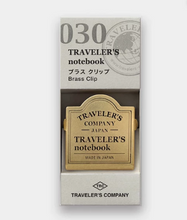Load image into Gallery viewer, Traveler's Company Brass Clip Traveler's Company Logo (43089-006)