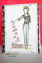 Load image into Gallery viewer, Unity Stamp Company Stamp Set Nancy Girl (ANGIE-1153A)