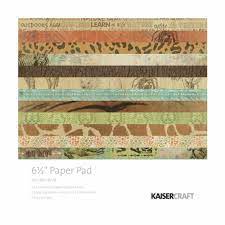 Kasiercraft 6 1/2" Paper Pad Into the Wild (PP972)