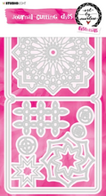 Load image into Gallery viewer, Art by Marlene Cutting & Embossing Die Journal No. 12 Artsy Arabia (STENCILBM12)