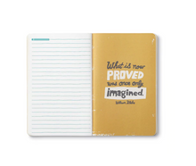 Load image into Gallery viewer, Compendium Write Now- &quot;Remember, ideas become things&quot; Journal (RIBT)

