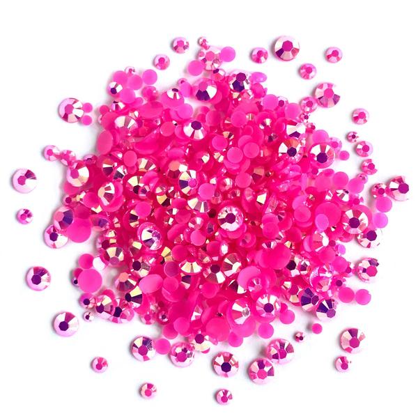 Buttons, Galore & More Jewelz Embellishments Rose AB (JZ127)