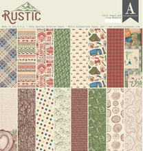 Load image into Gallery viewer, Authentique Rustic Collection 12x12 Paper Pad (RUS012)