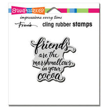 Load image into Gallery viewer, Stampendous Fran's Cling Rubber Stamps Marshmallow Friends (CRF247)