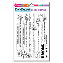 Load image into Gallery viewer, Stampendous Fran's  Clear Stamps FransFormer Snow Lines (SSC3004)