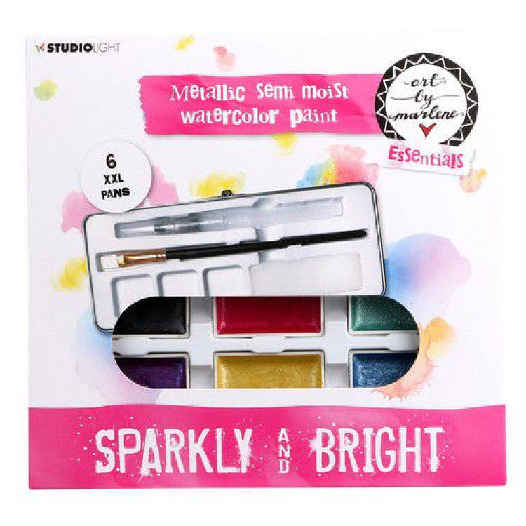 Art by Marlene Watercolor Set Sparkly & Bright Metallics (WCBM04)