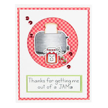Load image into Gallery viewer, Spellbinders Dies and Stamps Toast with Jam 'n Bread (SDS-127)