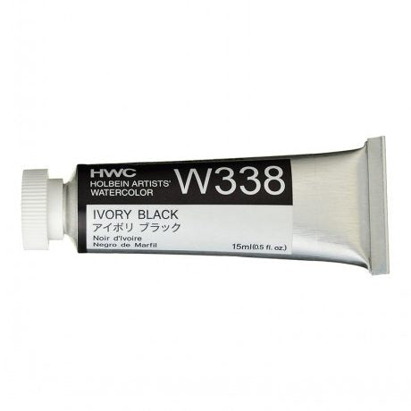 Holbein Artists' Watercolor- Ivory Black (W338)
