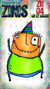 Paper Artsy Stamp Set Zinis Party designed by Elena Zinski (ZN04)