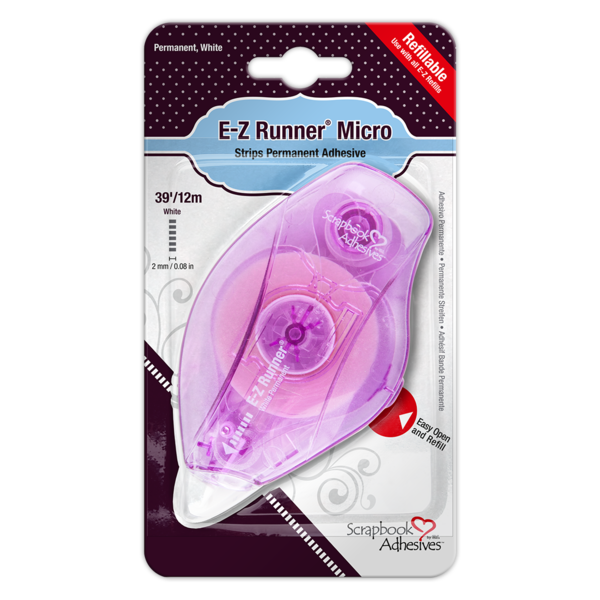Scrapbook Adhesives E-Z Runner Micro Strips Permanent Adhesive (01236)