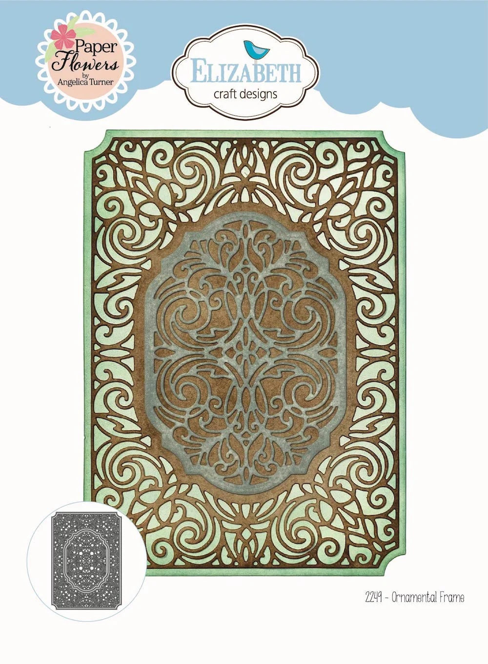 Elizabeth Craft Designs Spring Blossom Collection Ornamental Frame Die set (2249)