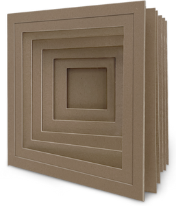 Graphic 45 2 in 1 Tunnel and Pyramid Chipboard Album (4502827)