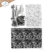 Load image into Gallery viewer, Elizabeth Craft Designs Laced Stamp Set (CS401)
