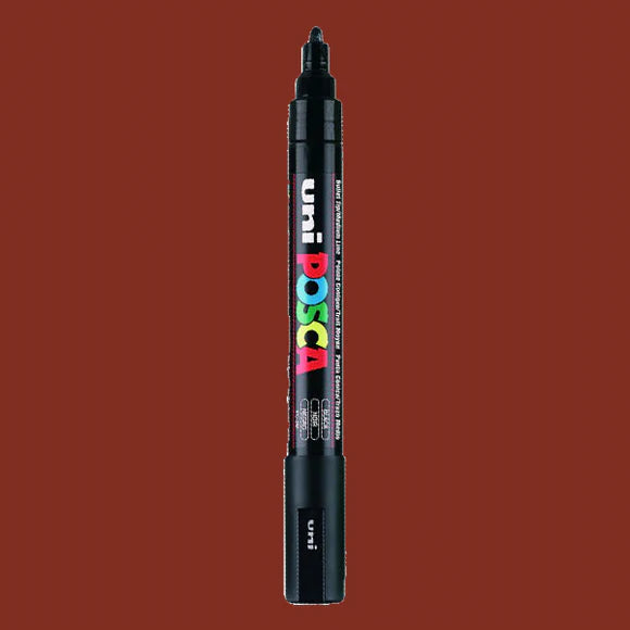 Posca Paint Marker 1.8-2.5mm Bullet Shaped Cacao Brown PC-5M
