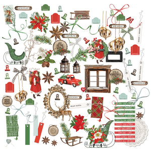 PRE-ORDER 49 and Market Evergreen Season Collections Laser Cut Elements (ES-28508)