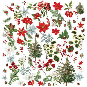 49 and Market Evergreen Season Collections Wildflowers Laser Cuts