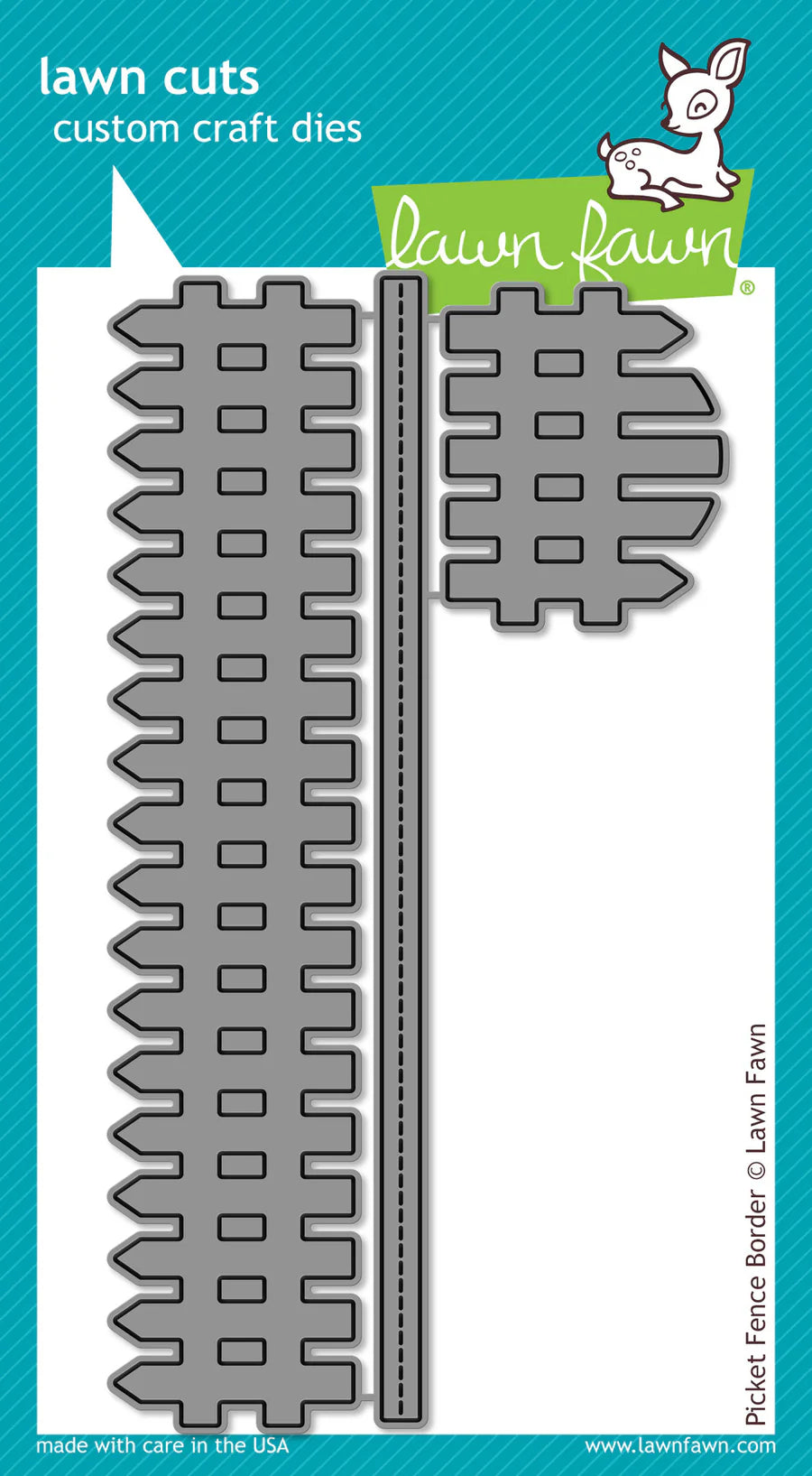 Lawn Fawn Lawn Cuts Picket Fence Border (LF853)