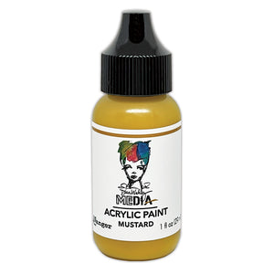 Dina Wakley MEdia Acrylic Paint Mustard (MDQ85515)
