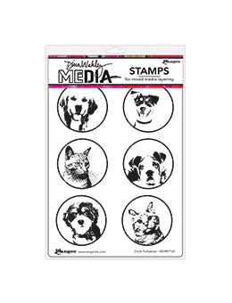 Dina Wakely Media Circle FurbabiesStamp Set MDR87762