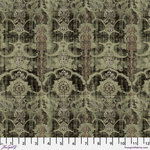 Tim Holtz Freespirit Fabric Green Tapestry (PWTH267.GREEN)