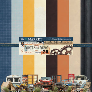 49 and Market Rust & Revs 2.0 12x12 Solids Paper Pack  (RR2-31386)