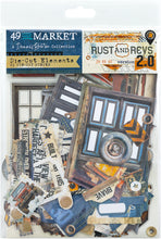 Load image into Gallery viewer, 49 and Market Rust &amp; Revs 2.0 Die Cut Elements (RR2-31546)
