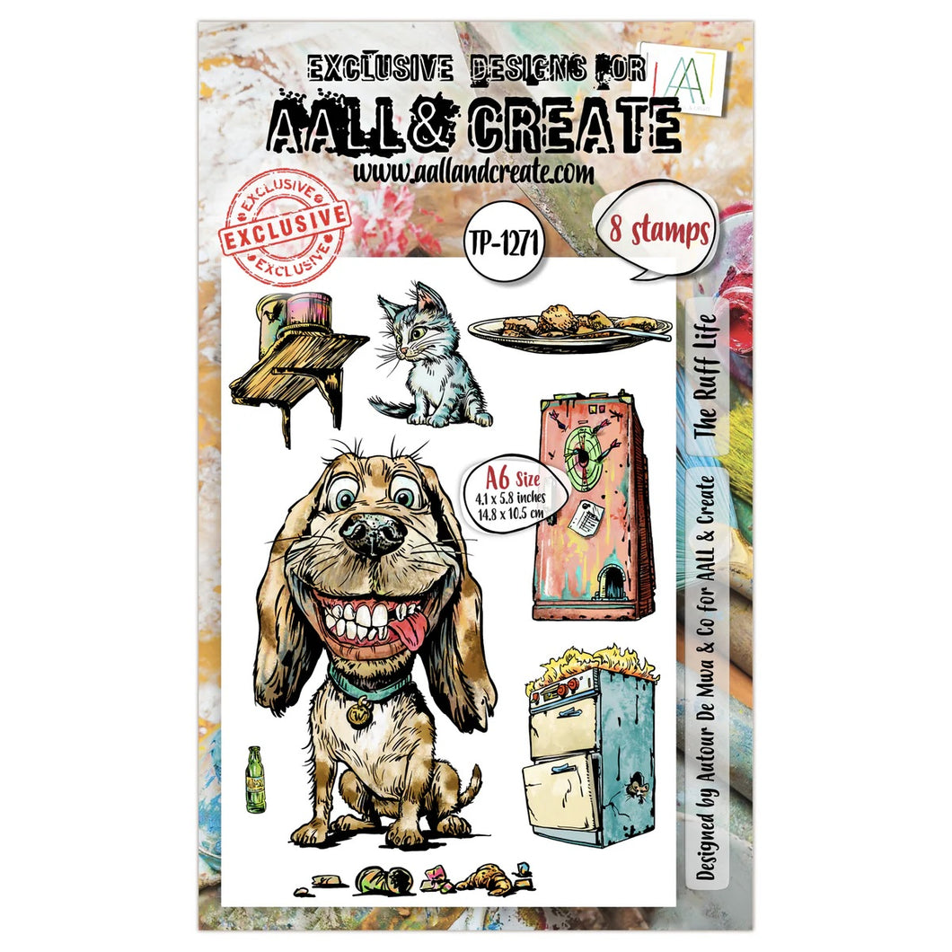 AALL & CREATE A6 Stamp Set The Ruff Life TP-1271