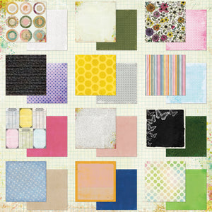49 and Market The Flower Emporium 12x12 Collection Paper Pack (VBF-31072)