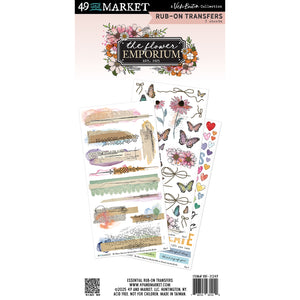 49 and Market The Flower Emporium Essential Rub Ons (VBF-31249)