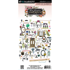 49 and Market The Flower Emporium Laser cut Elements (VBF-31263 )