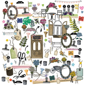 49 and Market The Flower Emporium Laser cut Elements (VBF-31263 )