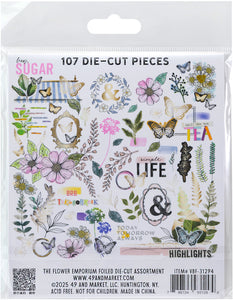 49 and Market The Flower Emporium Foiled Diecuts (VBF-31294)