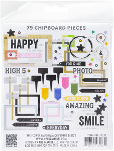 49 and Market The Flower Emporium Chipboard Basics (VBF-31331 )