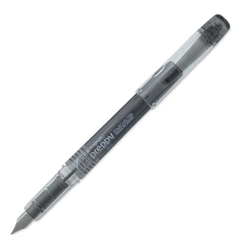 Platinum Preppy Black Fountain Pen Fine Nib (PSQ-300 #1)